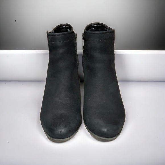 🌻Blondo Black Leather Waterproof Ankle Boots Size 10  | Style # B4935017 - Picture 5 of 11
